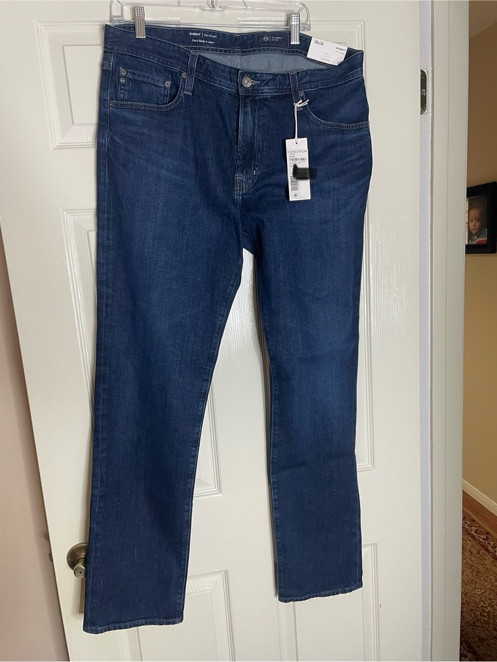 Mens AG Adriano Goldschmied Everett Slim Straight Leg Jeans (NWT)